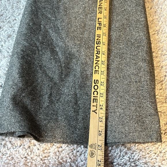 Vintage Rare Pendleton Lambswool Silk Blend Leather Trim Blazer Tall 16 Skirt 14 - Picture 8 of 8